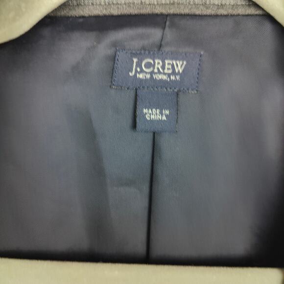 J Crew Ludlow Blazer Mens 38R Gray Wool Cotton Lightweight Preppy Jacket Suiting - Picture 9 of 12